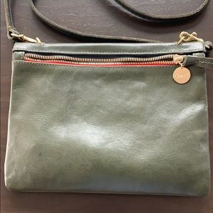 Clare V clutch with shoulder strap